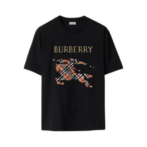 Ekd Embroidered Checked T-Shirt