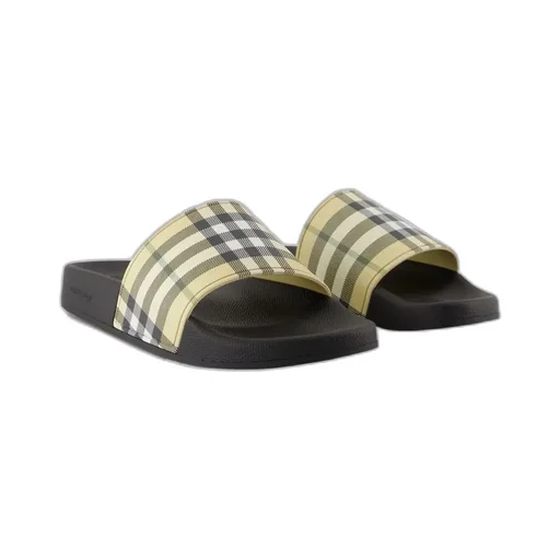 Checked Slip-On Slippers