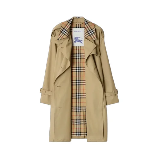 Double Breasted Belted Trench Coat
