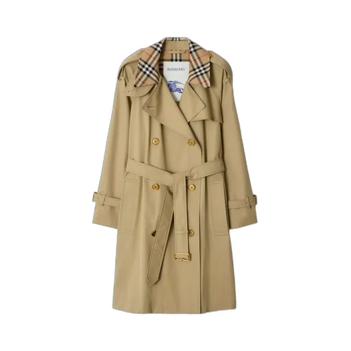 Double Breasted Belted Trench Coat