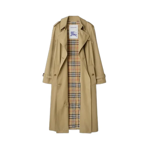 Double Breasted Belted Trench Coat