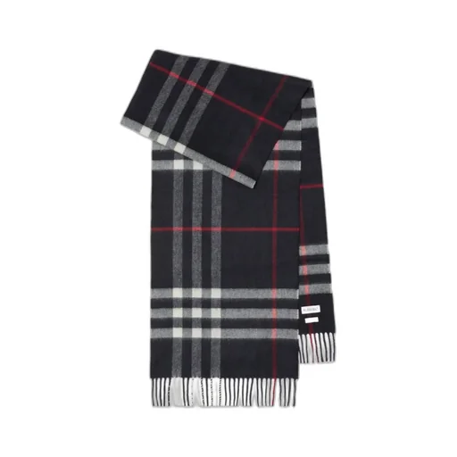 Check Cashmere Scarf