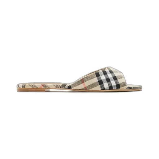 Mews Checked Slip-On Slides