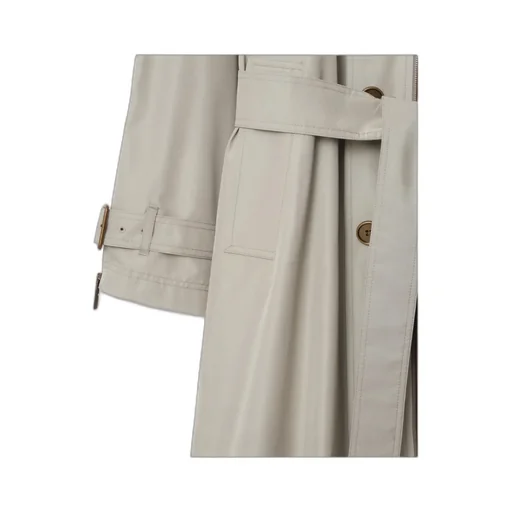 Single-Breasted Belted Coat