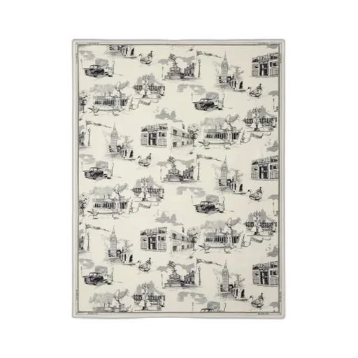 London Landmarks Wool Silk Scarf