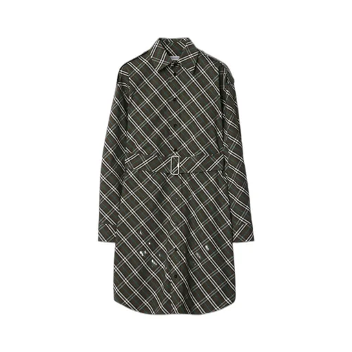 Check Shirt Dress