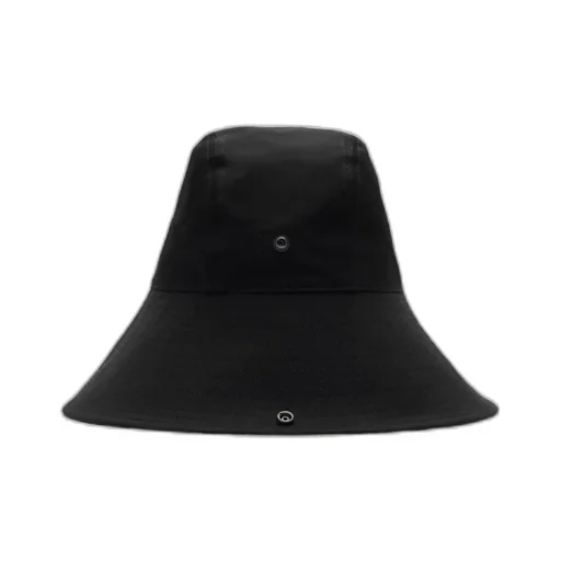 Check Brim Gabardine Bucket Hat
