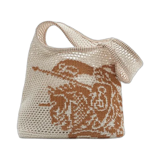 Ekd Motif Crochet Shoulder Bag