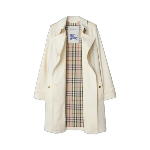Double Breasted Gabardine Kensington Trench Coat