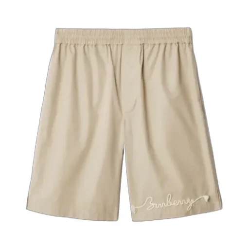 Knot Logo Cotton Shorts