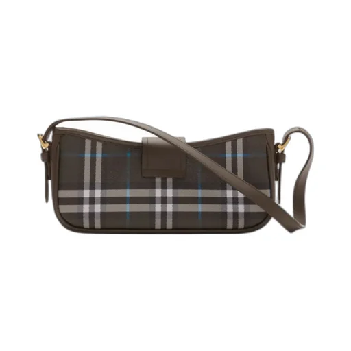 Check Patterned Sling Shoulder Bag