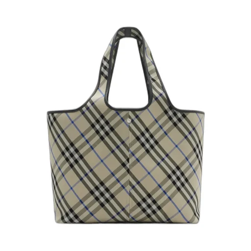 Medium Checked Tote Bag