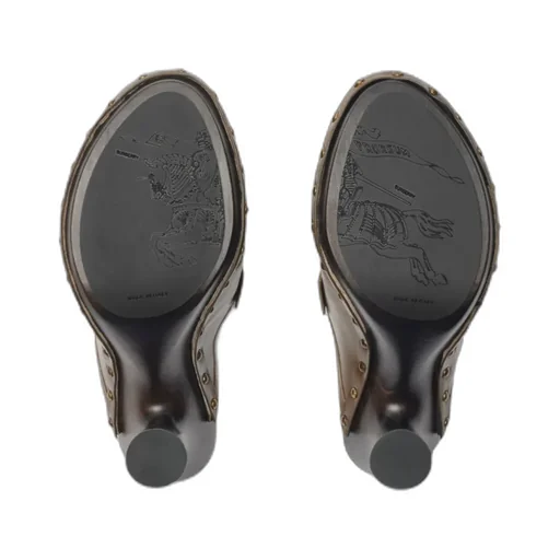 Potter Stud Embellished Slip-On Mules