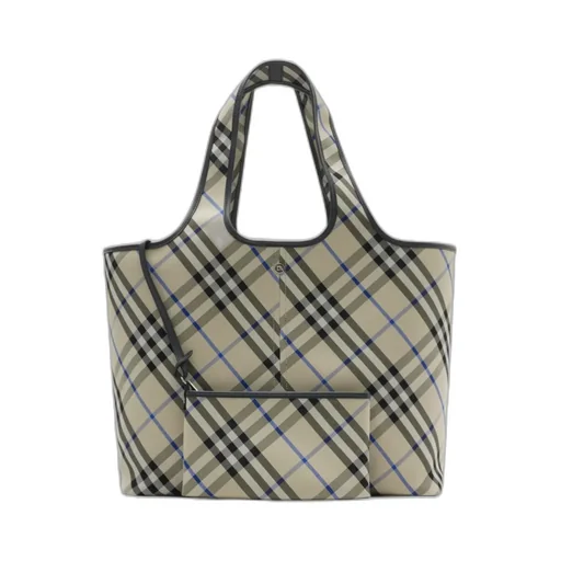 Medium Checked Tote Bag