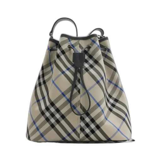 Medium Check Bucket Bag