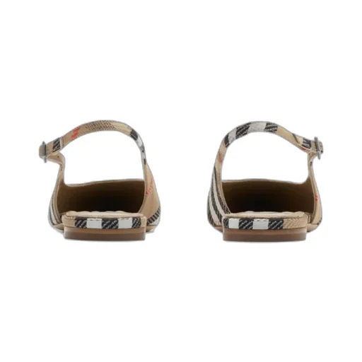 Check Birdie Slingback Flats