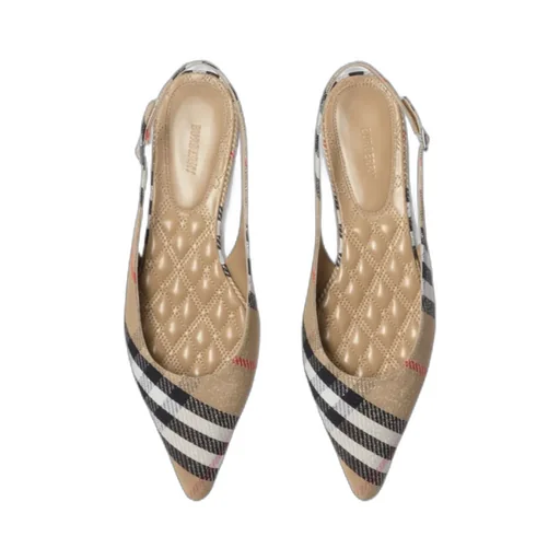 Check Birdie Slingback Flats