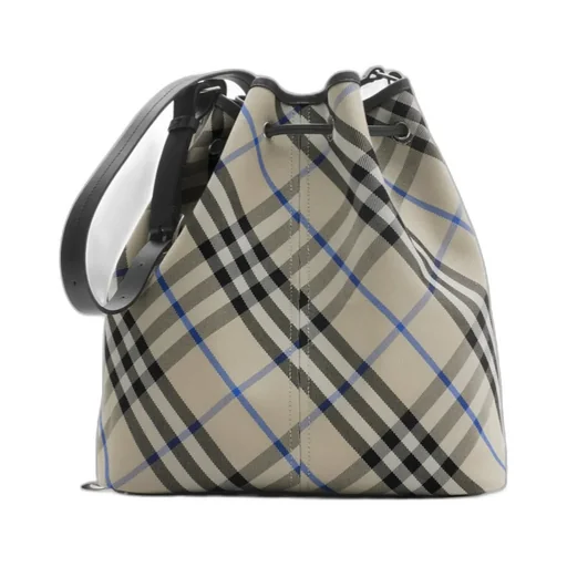 Medium Check Bucket Bag