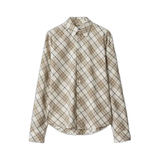 Checked Long-Sleeved Shirt