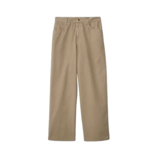 Logo Patch Straight-Leg Trousers