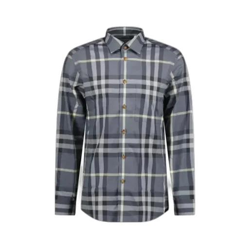 Colorblock Check Shirt