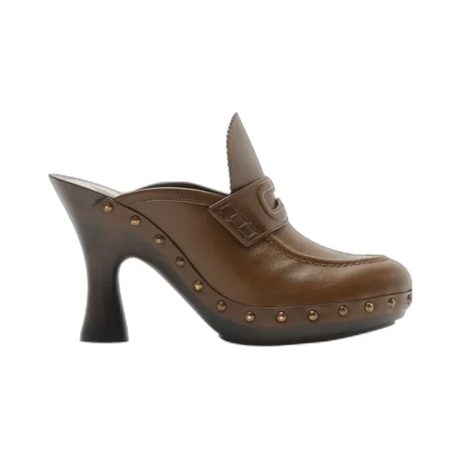 Potter Stud Embellished Slip-On Mules