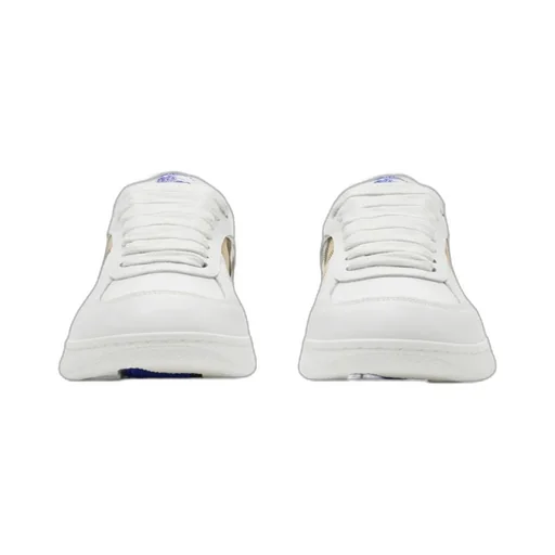 Checked Lace-Up Sneakers