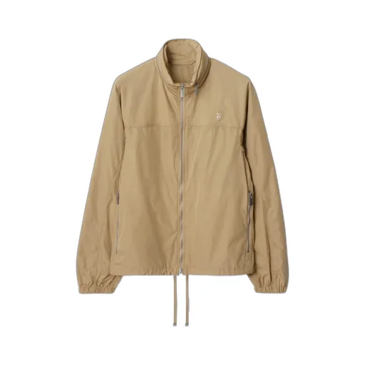 Logo-Badge Zip-Up Jacket