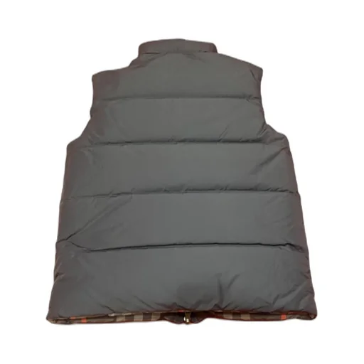 Checked Down Vest