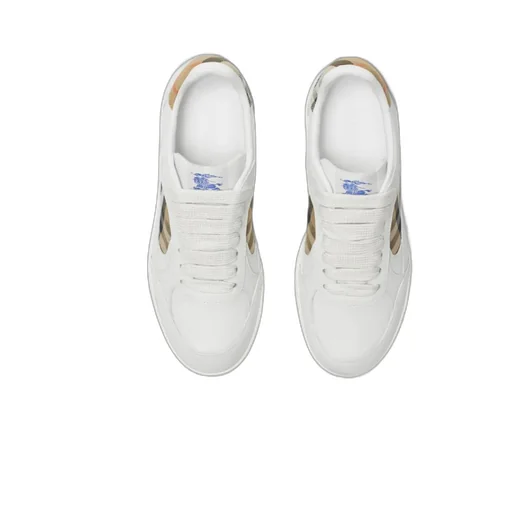 Checked Lace-Up Sneakers