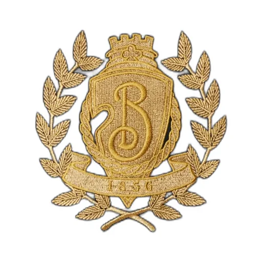 B Crest Embroidered Crewneck T-Shirt