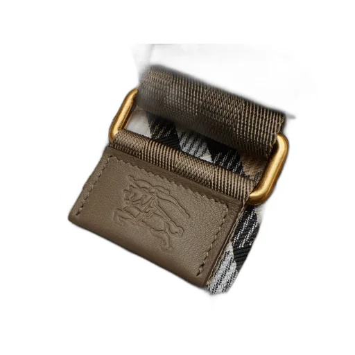 Small B Clip Checked Crossbody Bag