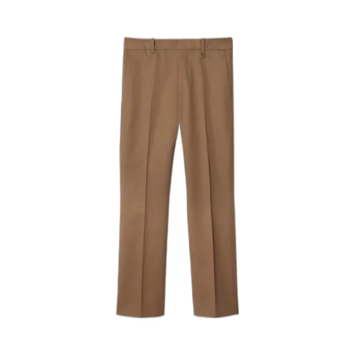 Tapered-Leg Tailored Trousers