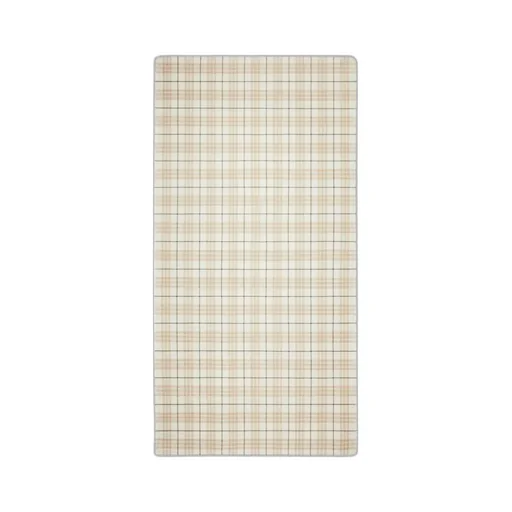 Checked Frayed-Edge Scarf