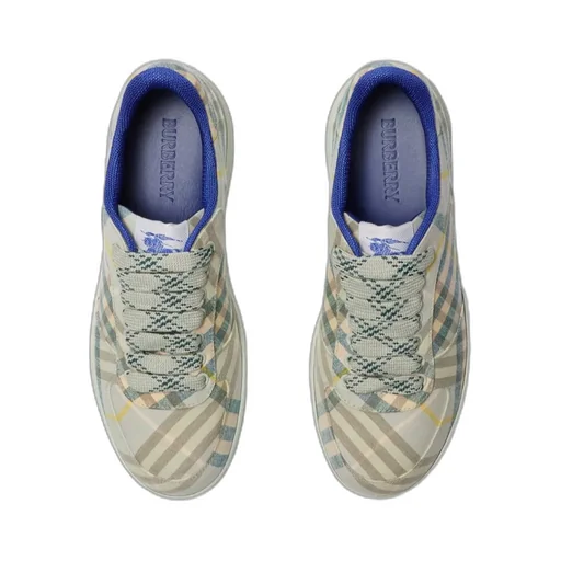 Terrace Checked Lace-Up Sneakers