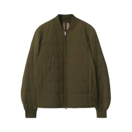 Quilted Bomber Jacket