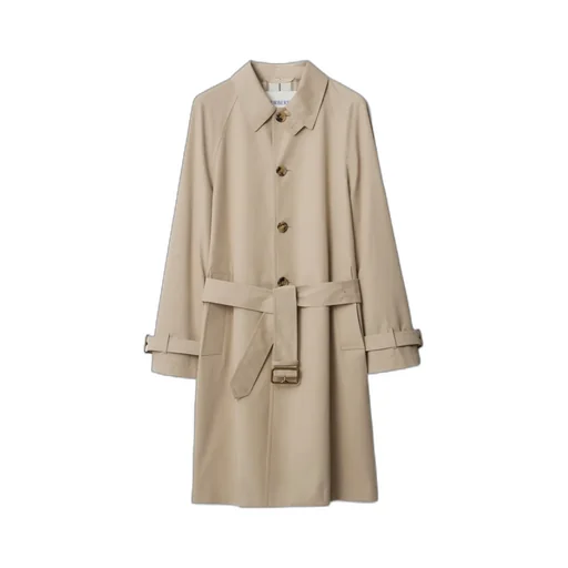 Single Breasted Belted Trench Coat