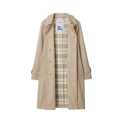 Single Breasted Belted Trench Coat
