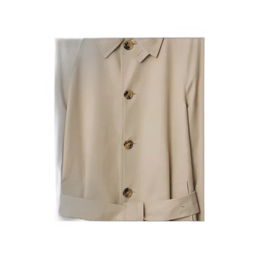 Single Breasted Belted Trench Coat