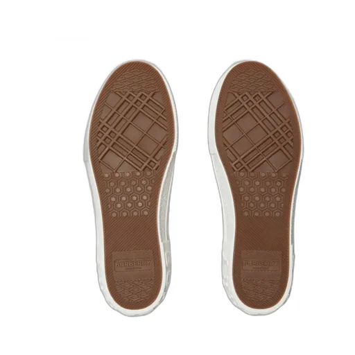 Checked Lace-Up Sneakers