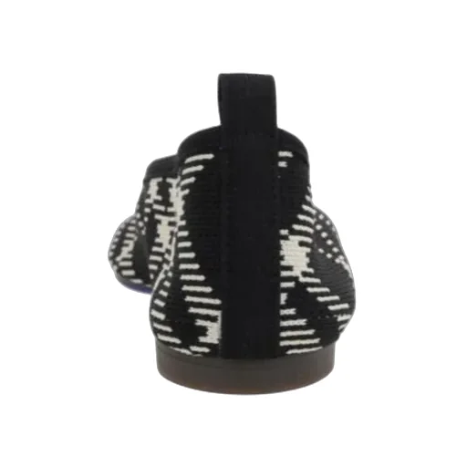 Checked Knitted Baby Ballerinas