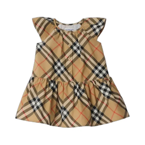 Check-Pattern Dress