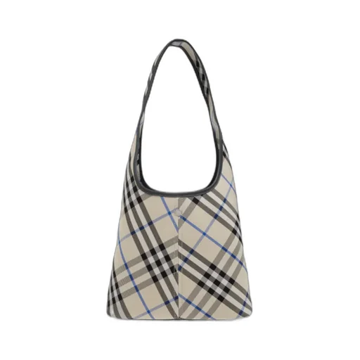 Checked Small Shoulder Bag