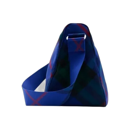 Shield Tartan-Check Zipped Shoulder Bag