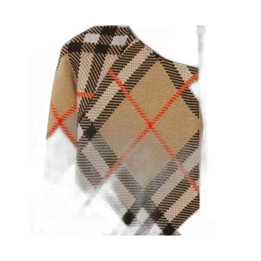 Check Pattern Zip-Up Cardigan