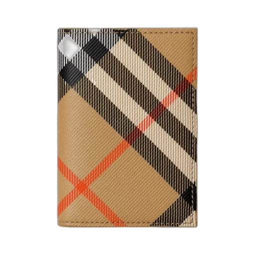 Checked Bi-Fold Cardholder