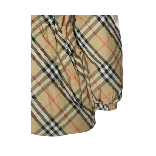 Checked Hooded Reversible Down Jacket