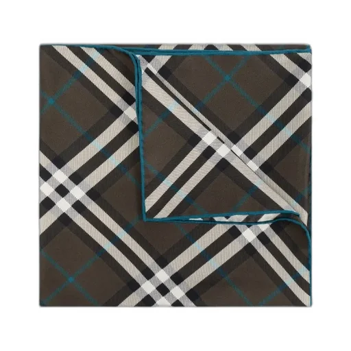 Check Printed Square Scarf