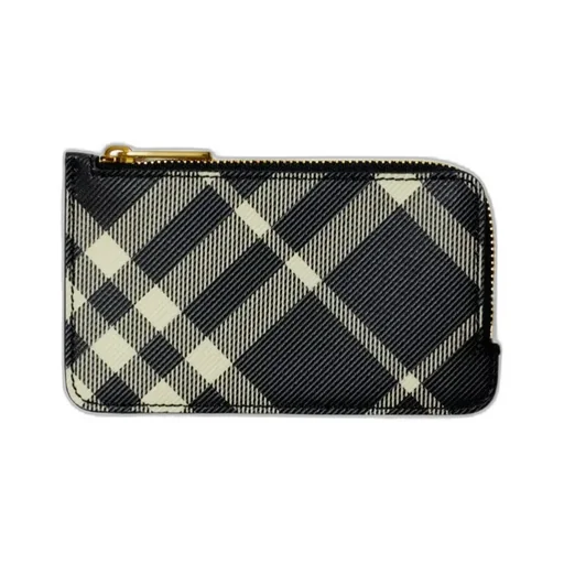 Vintage Check Zipped Wallet