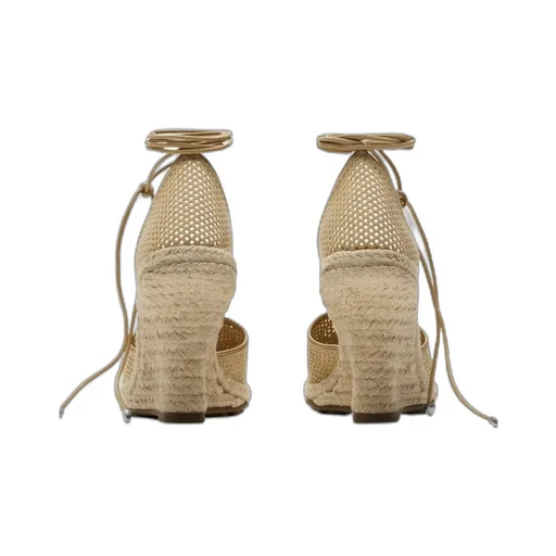 Woven Wedged Pumps